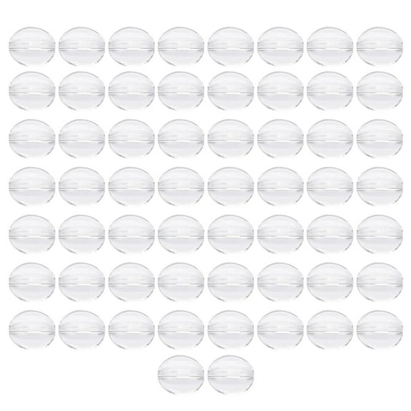 Pack of 50 Practical Round Clear Acrylic Stands Name Card Holders Functional Wedding Parties Essential Card Holder