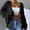 Black, variant on DuoJiaJ Womens Oversized Knit Cardigan, Button Front Loose Warm Sweater Beige L