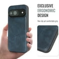 thumbnail image 4 of for Google Pixel 10 Pro XL Case, Premium PU Leather TPU Case, Compatible with Magsafe, Ultra Slim Non-Slip Anti-Scratch Shock-Absorbent Phone Cover for Google Pixel 10 Pro XL, Blue, 4 of 7