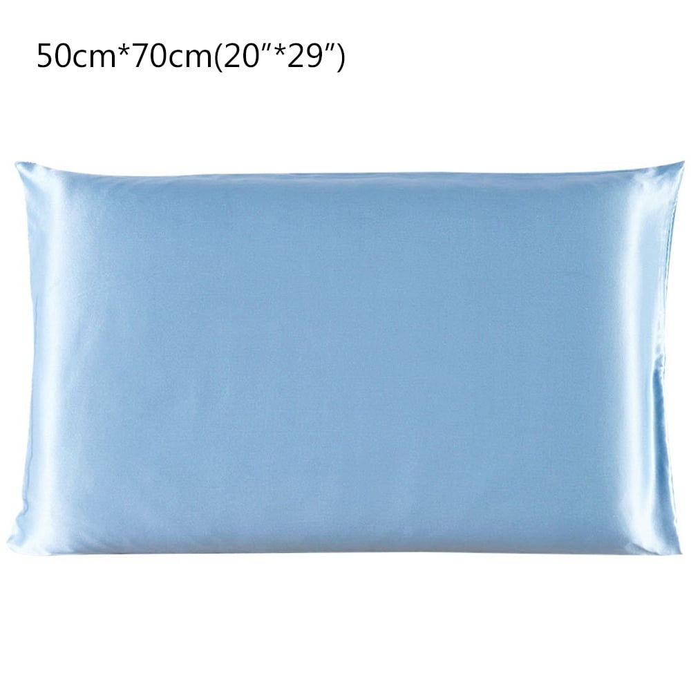 50*70cm Decorative Pillowcase Cushion Cover Silk Pillow Cases Satin 
