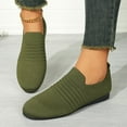 thumbnail image 5 of Tawop Shoes Women Womens Dress Shoes Work Shoes Flats Mesh Casual Dress Green 8.5, 5 of 9