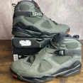 thumbnail image 2 of Ni - ke Air Jordan 8 Retro Take Flight Undefeated Size 9.5 305381-305 Army Green OG Rare, 2 of 5