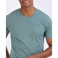 thumbnail image 4 of Real Essentials 4 Pack: Men's Cotton Performance Short Sleeve Crew Neck Pocket T-Shirt Athletic Top (Available in Big & Tall), 4 of 6