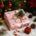 thumbnail image 4 of Custom Christmas Wrapping Paper, Personalized Wrapping Paper Rolls with Santa Claus Gingerbread Christmas Tree, 4 of 8