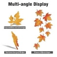thumbnail image 5 of Maple Leaf Wall Decor 8 Pack Resin 3D Wall Sculptures Hanging Decorations Suitable for Living Room Bedroom Cafe Bar Hotel(Colorful), 5 of 10