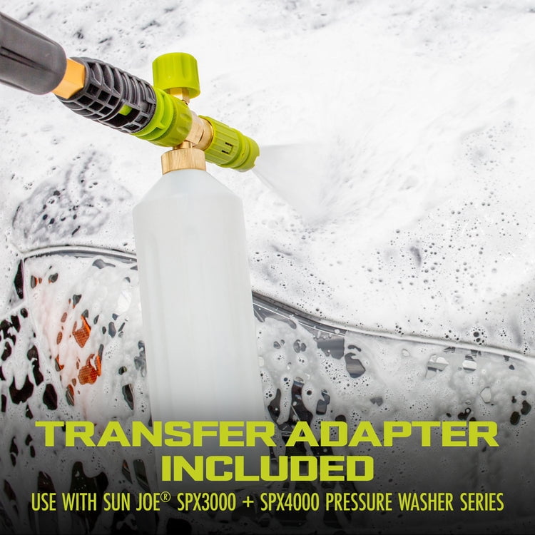 Open Box Sun Joe SPX-FC34 Foam Cannon for SPX Series Electric Pressure Washers | 34 Oz.