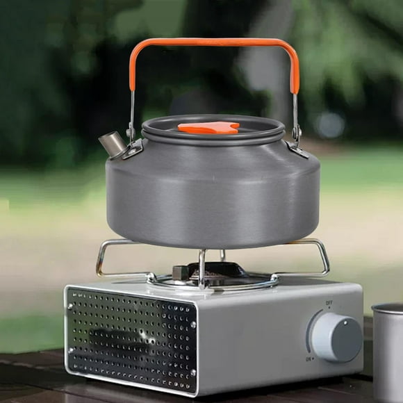 Camping Kettle Camping Pot utensilios de cocina livianos para acampar la escalada 1.1L 15x15x7.9cm