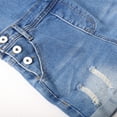 thumbnail image 5 of KIDSCOOL SPACE Boys Shorts,Little Big Boys Denim Ripped Summer Shortalls,5-6 Years, 5 of 7