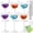 6PCS, variant on Bird Cocktail Glasses, 5.4 oz / 160 ml Bird Shaped Wine Glasses for Cocktails, Champagne & Mixed Drinks, Unique Clear Glass Birds Drinkware for Parties, Weddings & Home Bar Decor
