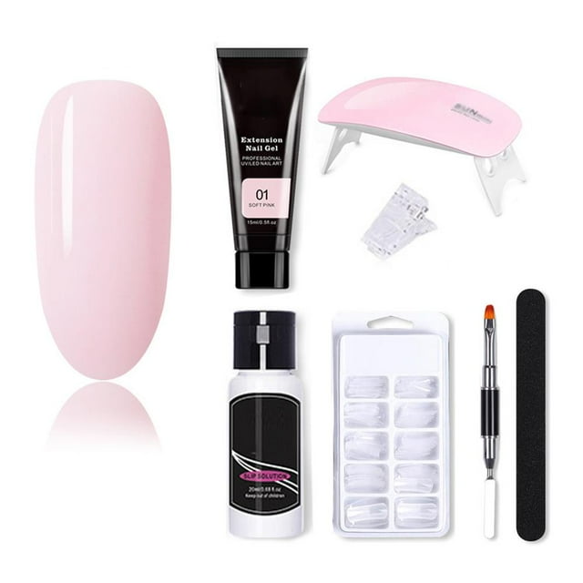 15ML Nails Extension Gel Kit Nail Art Tool Tasteless Durable Nails Extension Builder Gel Set
