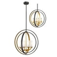 thumbnail image 2 of Z-Lite 6002-4S Ashling 4 Light 19" Wide Globe Chandelier - Nickel, 2 of 7