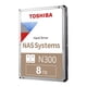thumbnail image 1 of Disco Duro Toshiba N300 8TB NAS 3,5" SATA 6Gb/s 7200 RPM, 1 of 4