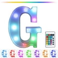 thumbnail image 1 of Colorful LED Marquee Letter Lights With Remote ?Party Bar Letters With Lights Decorations For The Home - Multicolor, 1 of 1