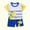 White, variant on Bovxnpu Toddler Baby Girl Boy Summer Clothes Casual Sets,Toddler Kids Baby Boys Girls Fashion Cute Short Sleeve Puppy Print Casual Suit