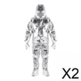 thumbnail image 1 of 2x Traje De Aislamiento Resistente Al Calor Ropa Protectora Uniforme Ropa Ignífuga 500 Grados 2XL, 1 of 10