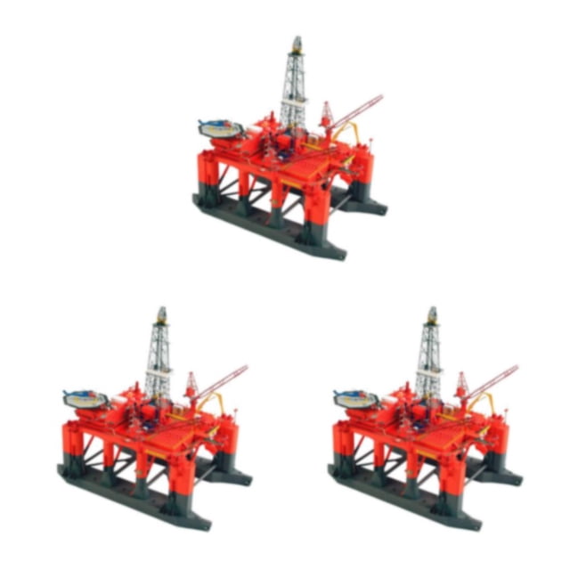 Billuyoard 3D 1/400 DIY Semi Submersible Oil Model Gift Creative Drilling Platform Type1 NO1