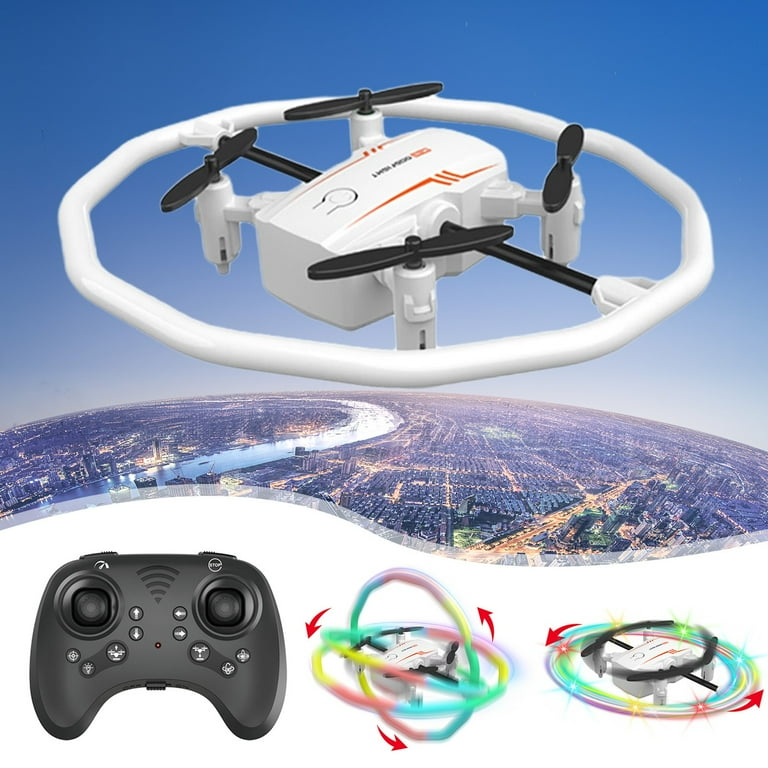Ikohbadg Mini UFO Drone with Dazzling Lights 360 Stunts and Headless Mode for Kids and Beginners Walmart