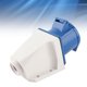 thumbnail image 1 of Enchufe Industrial De 3 Pines, IP44 Conector Industrial Hembra De 3 Pines A Prueba De Agua Resistente A Impactos ABS Enchufe De La UE 220-250 V Para Agricultura Para Caravana, 1 of 7