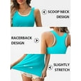 thumbnail image 3 of ANFERRY Women Tank Top with Shelf Bra Cotton Camisole Undershirt Pack of 2, 3 of 12