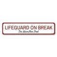 thumbnail image 2 of Lifeguard on Break Novelty Decor, Metal Wall Sign - 4x18 Inches, 2 of 4