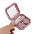 thumbnail image 4 of Unique Bargains 1 Set Contact Lens Case Retro Square Lens Storage Case Caramel, 4 of 5