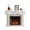 White Light Gray, variant on Orange White Pumpkins Fall Fireplace Mantel Scarf Cover 60"Wx17"L,Fireplace Mantel Shelf Top Runner,Maple Leaf Harvest Rustic Mantle Dresser Scarves Table Runner for Holiday Party Living Room Decor