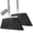 Grey-white, variant on Heavy Duty Broom, 55 Inch Long Handle Outdoor Large Angle Brooms, Commercial Broom for Sweeping Indoor, for Home Garage Kitchen Office Courtyard Lobby Patio Lawn Concrete(Grey&White)