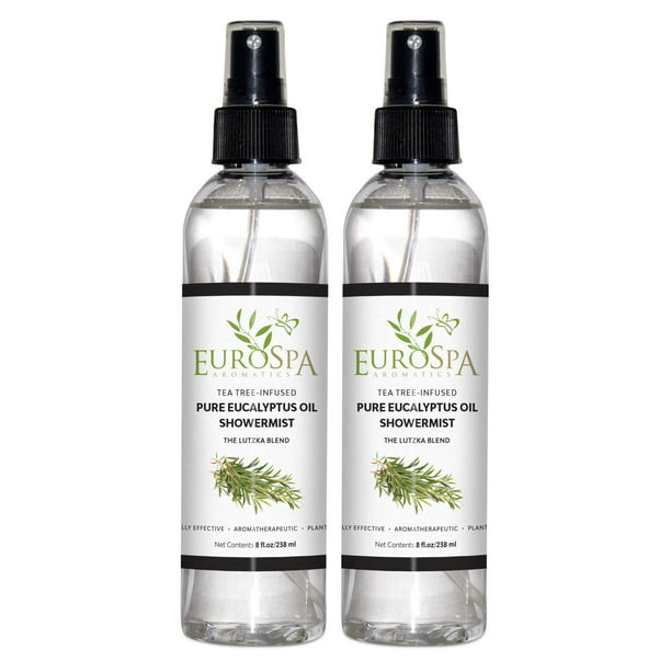 EuroSpa Pure Eucalyptus Oil and Steam Room Spray, All-Natural Premium Aromatherapy Oils - oz - Walmart.com