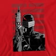 thumbnail image 2 of G.I. Joe Snake Eyes Ninja Unisex Adult Pull-Over Hoodie, Red, Medium, 2 of 5