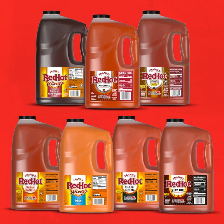 Frank's RedHot Original Cayenne Pepper Hot Sauce, 1.0 gal Jug