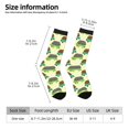 thumbnail image 2 of Cauagu Turtle On Skateboard Print Crew Socks for Women and Men,Adult Athletic Running Socks 1-Pair Sports Socks Work Gear Socks with Moisture Wicking, 2 of 6