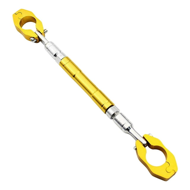 Barra de equilibrio para motocicleta, accesorios de aleación de aluminio, premium, prácticos y profesionales. Amarillo