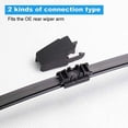 thumbnail image 4 of xianlin-Rear Wiper Blade, 15G Rear Windshield Wiper Blades Type-E for Original Equipment Replacement,Exact Fit(Pack of 2), 4 of 4