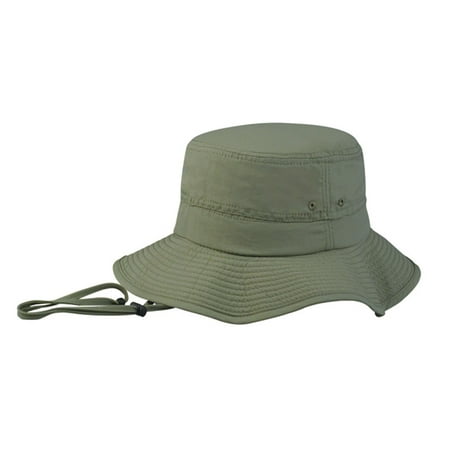 TASLON UV BUCKET HAT, Olive Small/Medium | Walmart Canada