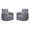 Gray, variant on Pemberly Row Beauty Quartz Power Swivel Glider Recliner Two Pack