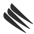 thumbnail image 1 of Fletchings  Fletching Rubber 12 Pcs 3 Inches Feather Diy  Fletching Sories For Archery Hunting ShootingWhite, 1 of 7