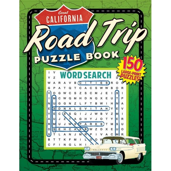 Grab a Pencil Press The Great California Road Trip Puzzle Book, (Paperback)
