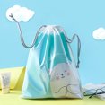 thumbnail image 2 of Waterproof Storage Bag for Home Travel Use Durable Drawstring Organizer Polar Bear Small, 2 of 2