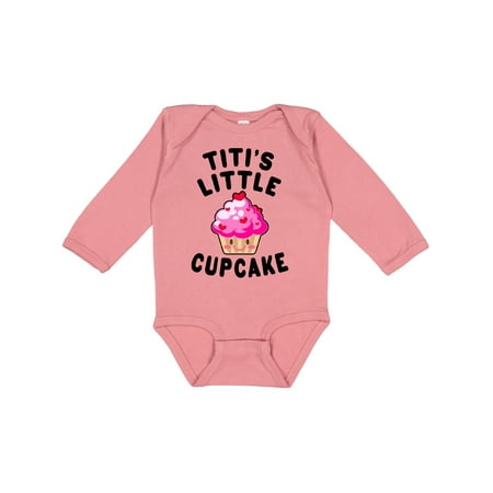 

Inktastic Titis Little Cupcake Gift Baby Girl Long Sleeve Bodysuit