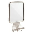 thumbnail image 3 of mDesign Large Modern Metal Suction Shaving Mirror Center for Bathroom - Satin, 3 of 3