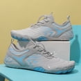 thumbnail image 4 of Zapatos Agua Mar Buceo Zapatillas Secado Rápido Hombre Mujer Aqua ( 39) Gris, 4 of 9