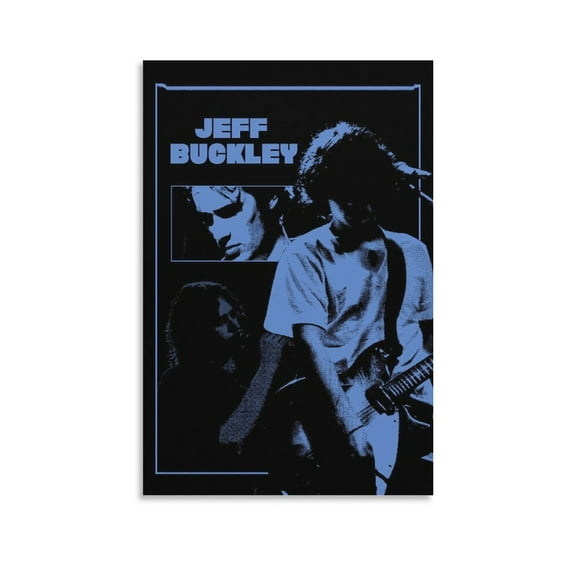 Singer Jeff Buckley Poster (16) Wall Art Poster Scroll Canvas Painting Picture Living Room Decor Home 12x18inch(30x45cm)