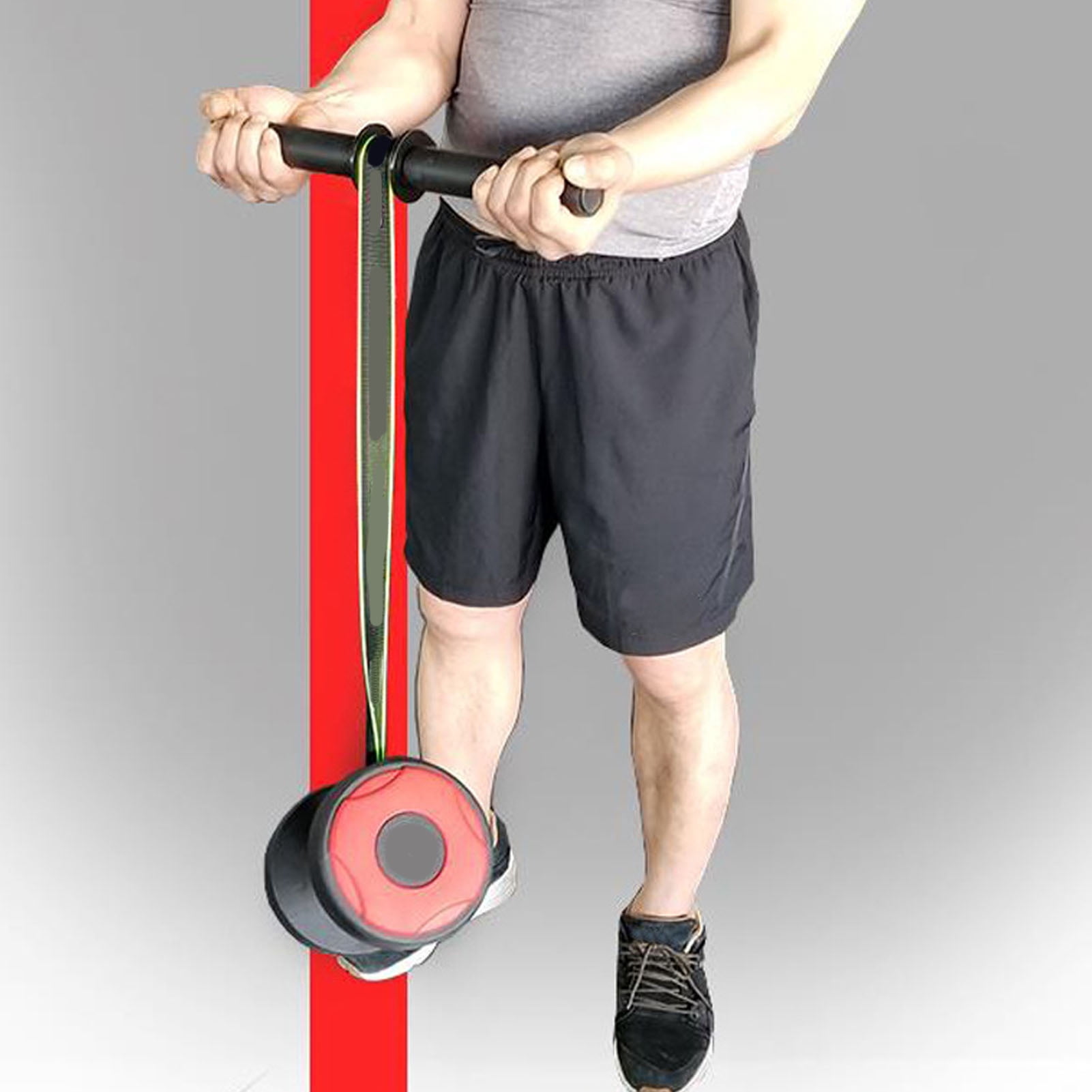 Forearm Roller, Forearm Wrist Roller Exerciser Portable For Muscle - Main Image