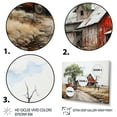 thumbnail image 3 of Designart "Legacy of the Homestead at the Farmhouse" Farmhouse Wall Art Print, 3 of 5
