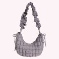 thumbnail image 5 of Bolso Mujer Bubble Cloud Sólido Acolchado Acolchado Big Purse Bolsas De Viaje Gris, 5 of 5