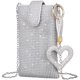 thumbnail image 4 of ColoMX Bolso bandolera para teléfono, bolso bandolera para teléfono móvil, bolso bandolera para teléfono móvil, bolso bandolera para mujer con llavero, 4 of 7