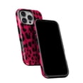 thumbnail image 5 of DesignSkinz Scratch-Resistant Hard Slim Case Compatible with iPhone 15 Pro Max (Compatible with MagSafe) - Fuzzy Real Pink Leopard Print, 5 of 9
