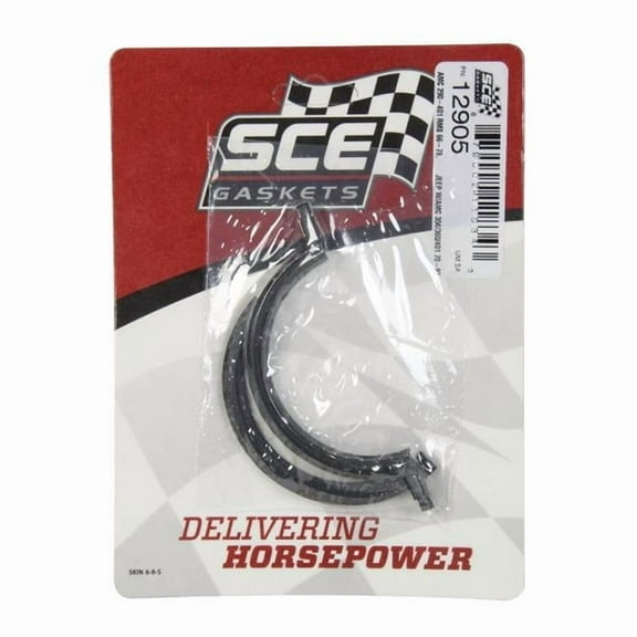 SCE Gaskets 12905 Rear Main Seal - 2 Piece - Silicone - Each