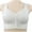 White, variant on Bigersell Full-Coverage Bra On Sale Size Women's No-Wire Bra No Front Button No-Slip Underwear Push-Up Bra Style F-1243 White XL