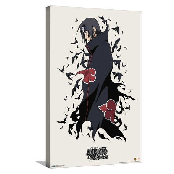 Naruto Shippuden - Itachi Canvas Wall Poster, 14.725" x 22.375"